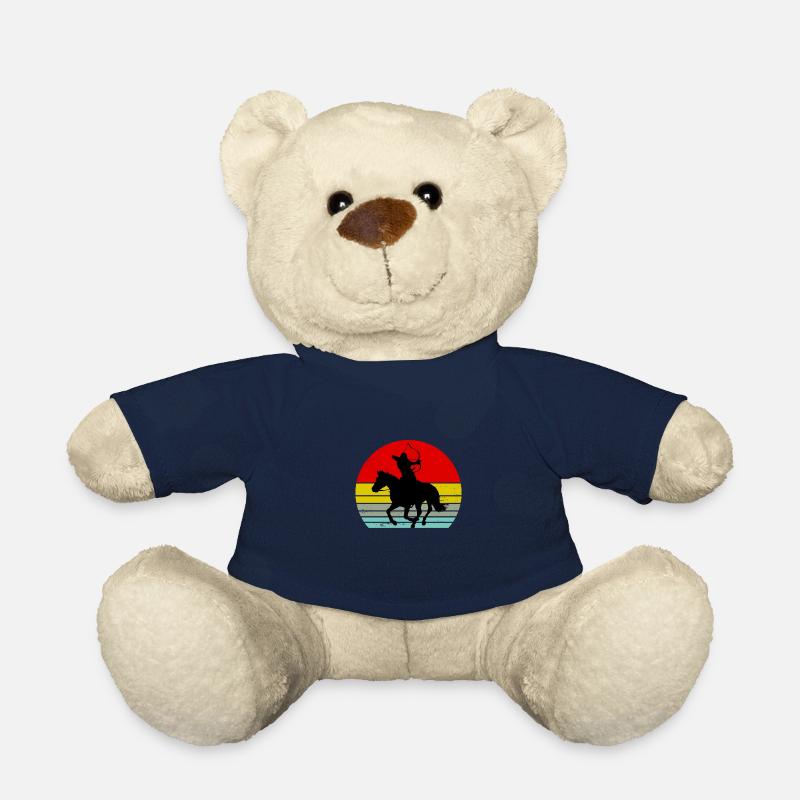 Bogenschiessen Bogenschützen Frau und Pferd - Teddy - French Navy