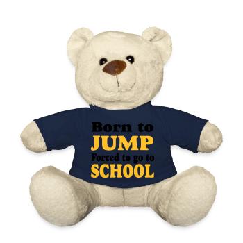 Long Jump - High Jump - Teddy Bear - french navy - Front