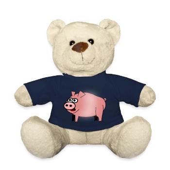 bbq barbecue grillen burger beef bacon steak spare - Teddy - French Navy - Vorne