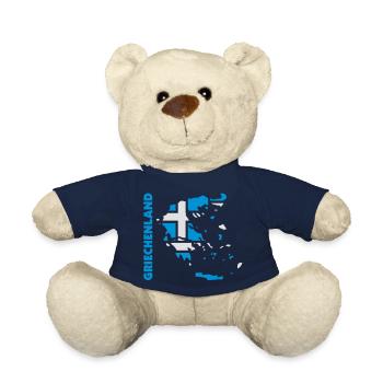 griechenland_umriss_flagge_50 - Teddy - French Navy - Vorne