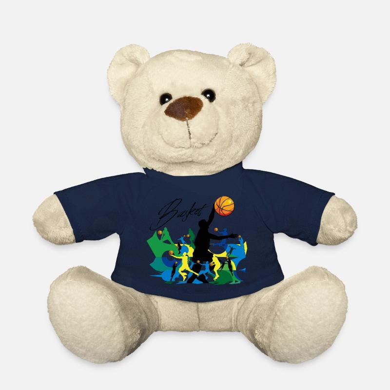 BASKET - Nounours - bleu marine