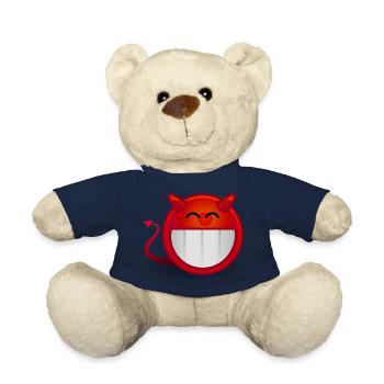 Smiley - Teddy Bear - french navy - Front