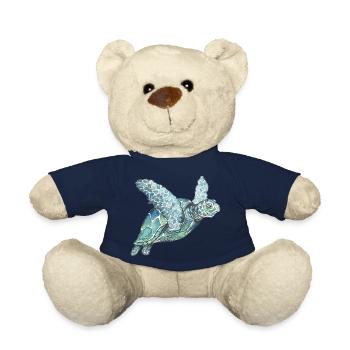 tortue marine - Nounours - bleu marine - Devant