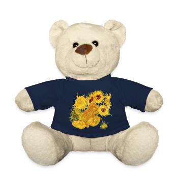 Tournesols Van Gogh Tournesols - Nounours - bleu marine - Devant