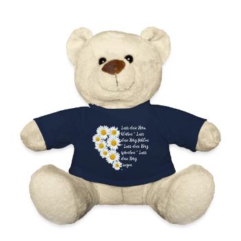 Lass dein Herz blühen, Margeriten - Teddy - French Navy - Vorne