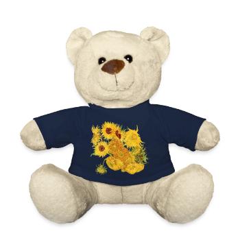 Vincent van Gogh Tournesols Tournesols Art Art - Nounours - bleu marine - Devant