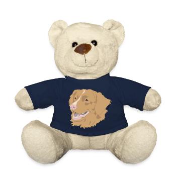 Nova Scotia Duck Tolling Retriever - Teddy Bear - french navy - Front