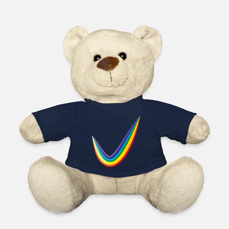 Arc-en-ciel Crochet - Nounours - bleu marine