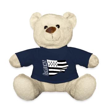 Lorient t-shirt cadeau - Nounours - bleu marine - Devant