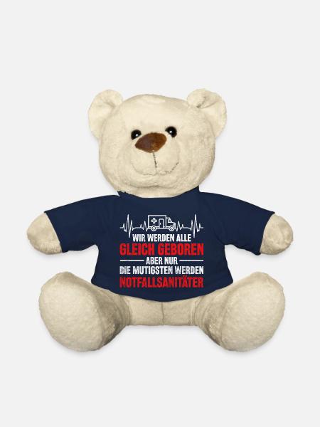 Notfallsanitäter Rettungsdienst Sanitäter - Teddy - French Navy