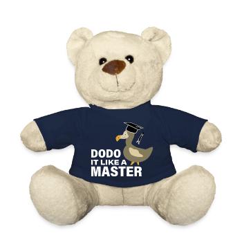 Dodo it like a Master Abschluss Universität - Teddy - French Navy - Vorne