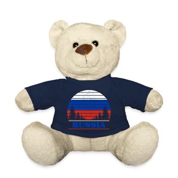 Russie - Nounours - bleu marine - Devant
