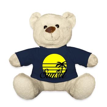 Sunset - Teddy Bear - french navy - Front