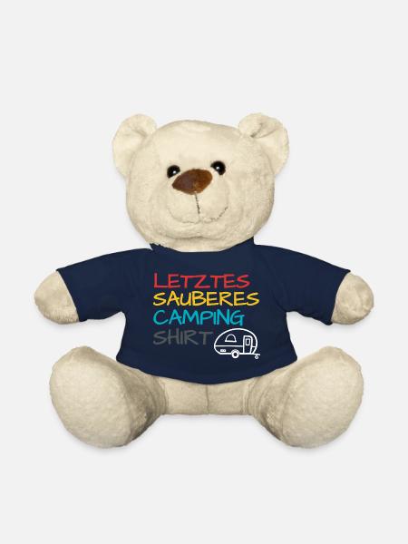 Lustiger Camper Camping Spruch - Teddy - French Navy