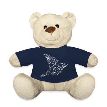 Oiseau Voler Birding Art - Nounours - bleu marine - Devant