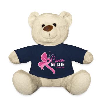 Ruben Rose De Sensibilisation Au Cancer Du Sein - Nounours - bleu marine - Devant