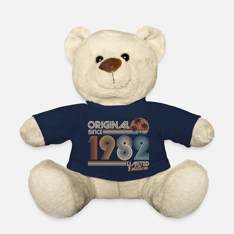 1982 Vintage Jahrgang Geburtstag Retro Geschenk - Teddy - French Navy