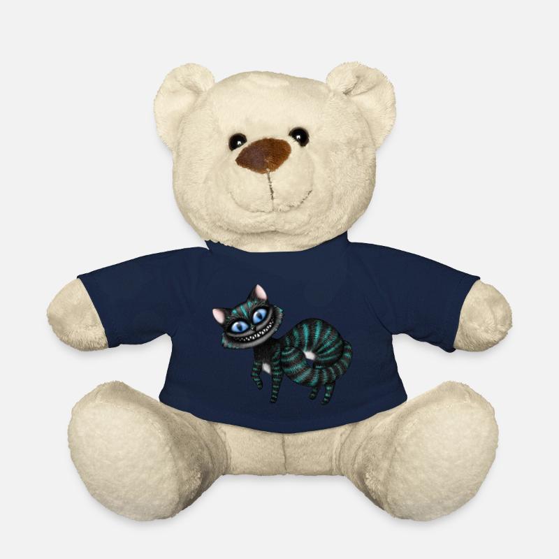 Chat bleu du Cheshire - Nounours - bleu marine
