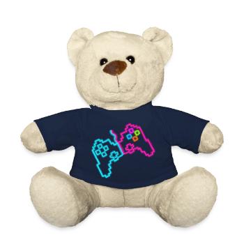 Neon controller - Teddy Bear - french navy - Front