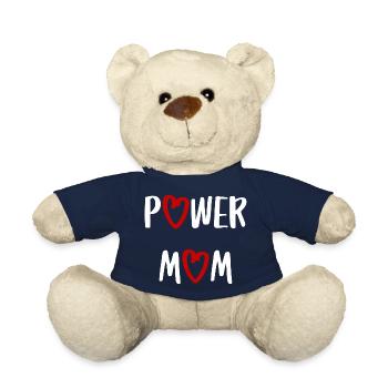 power maman maman maman maman enfants parents police - Nounours - bleu marine - Devant