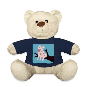 Bibo Baumsitzer - Teddy Bear - french navy - Front