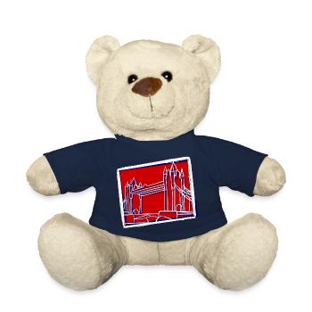 Tower Bridge Illustration - Teddy - French Navy - Vorne