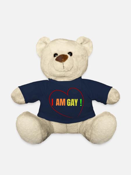 JE SUIS GAY! - Nounours - bleu marine