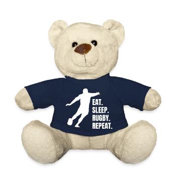 Rugby Rugby Coach Rugby Team Gift Rugby Player - Teddy Bear - french navy - Front