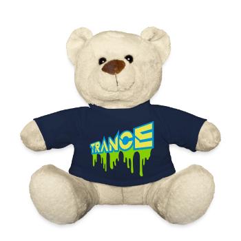 Trance Logo Club Techno - Nounours - bleu marine - Devant