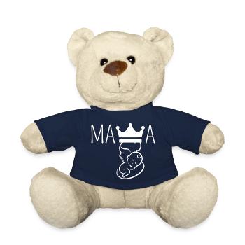 mama couronne - Nounours - bleu marine - Devant