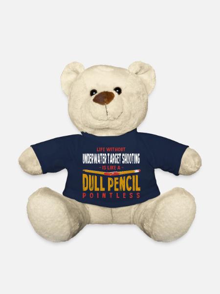 Funny Underwater Target Shooter Humor Underwater - Teddy Bear - french navy