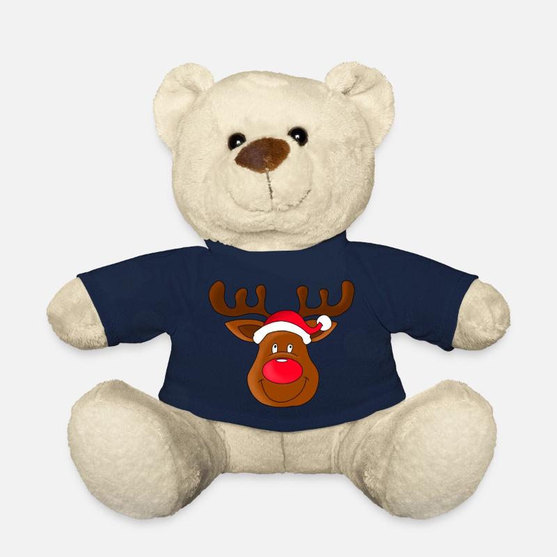 Rennes de Noël - Nounours - bleu marine