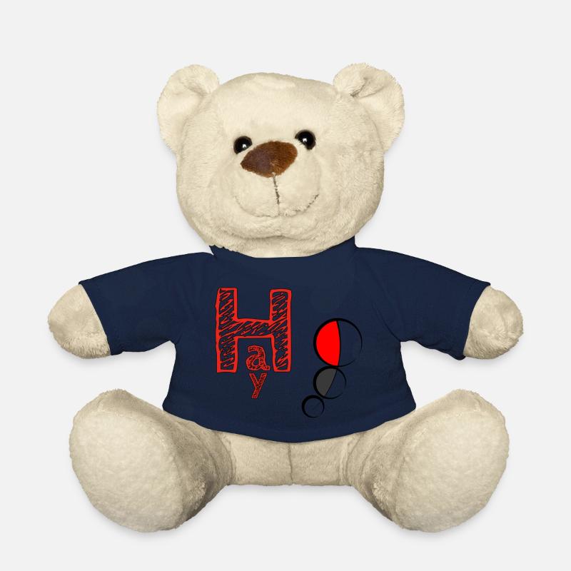 cool message - Teddy Bear - french navy