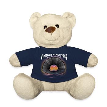 Vintage seit 1942 Retro Disco Music Vintage - Teddy - French Navy - Vorne