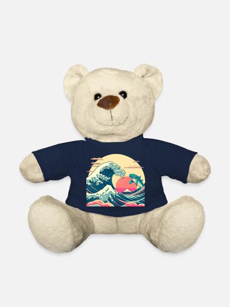Requin Vague - Nounours - bleu marine