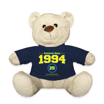 Awesome 1994 Shirt for Men Women 29 Year Old 29th - Teddy Bear - french navy - Front