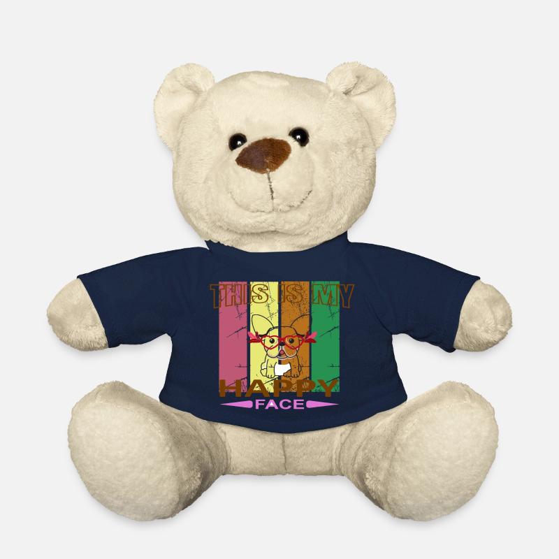 Happy Face - Teddy - French Navy