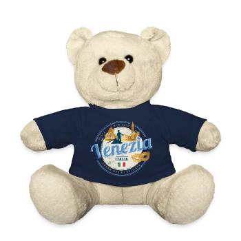 Venedig Gondoliere Italien Karneval Vintage - Teddy - French Navy - Vorne