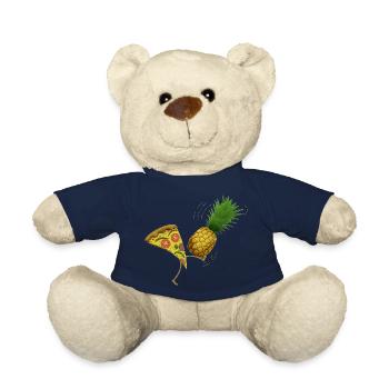 Pizza sans ananas - Nounours - bleu marine - Devant