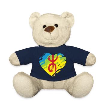 Z Imazighen (Drapeau Amazigh) - Nounours - bleu marine - Devant