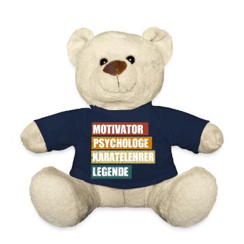Lustige Karatelehrer Sprüche zum Geburtstag - Teddy - French Navy - Vorne