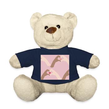 Together - Teddy Bear - french navy - Front