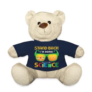 Prenez du recul, je fais de la science - Nounours - bleu marine - Devant