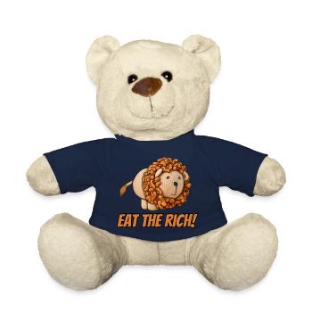 Löwe - Eat the rich - Teddy - French Navy - Vorne