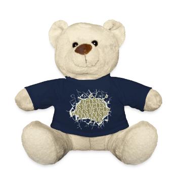 Idée de cadeau d’anniversaire d’anniversaire de race de chien - Nounours - bleu marine - Devant