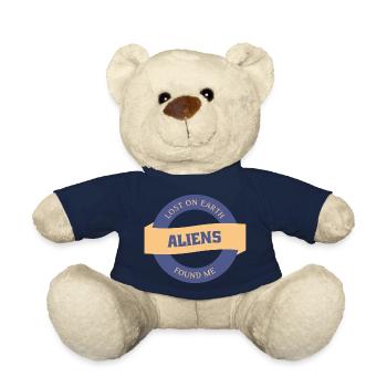 Lost on Earth, aliens found me - Teddy Bear - french navy - Front