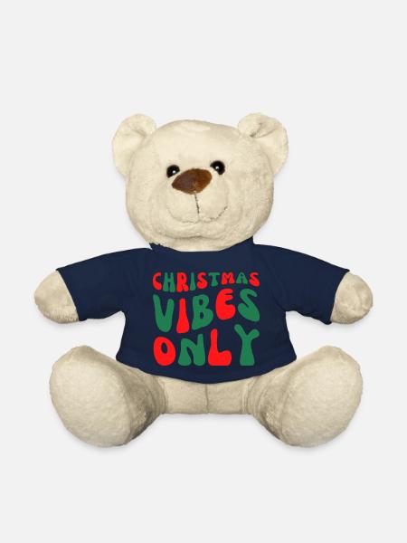 Christmas Vibes Only - Teddy Bear - french navy
