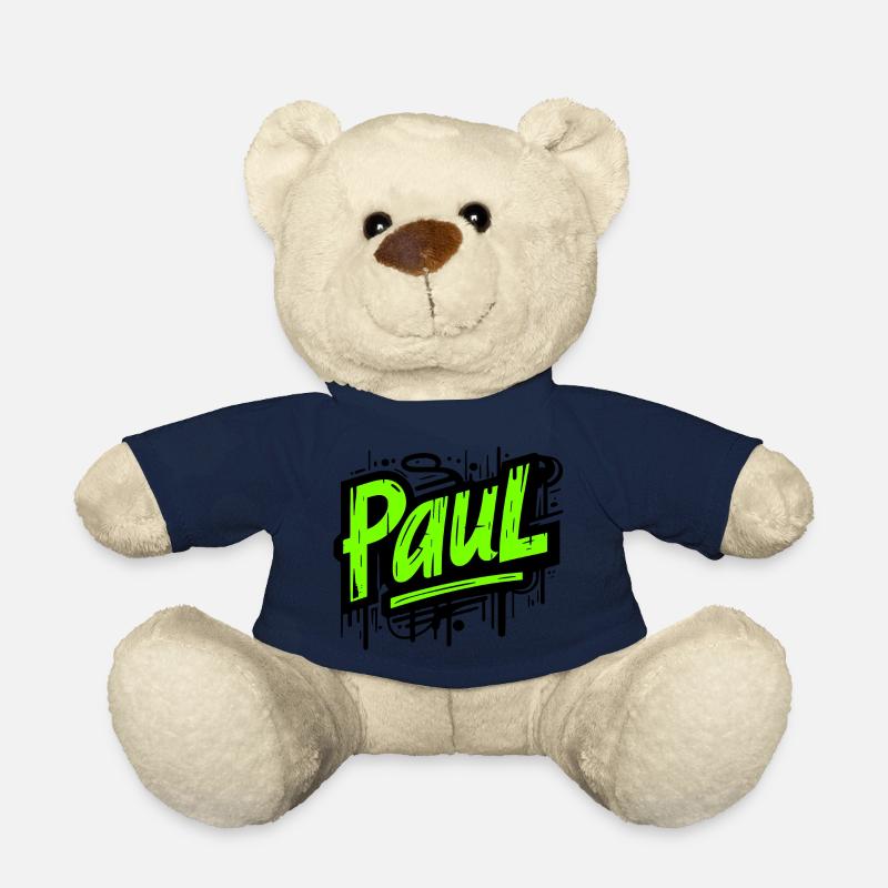 Paul Name Vorname Graffiti - Teddy - French Navy