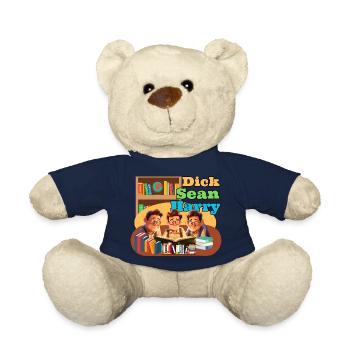 have fun with a dictionary - Teddy Bear - french navy - Front