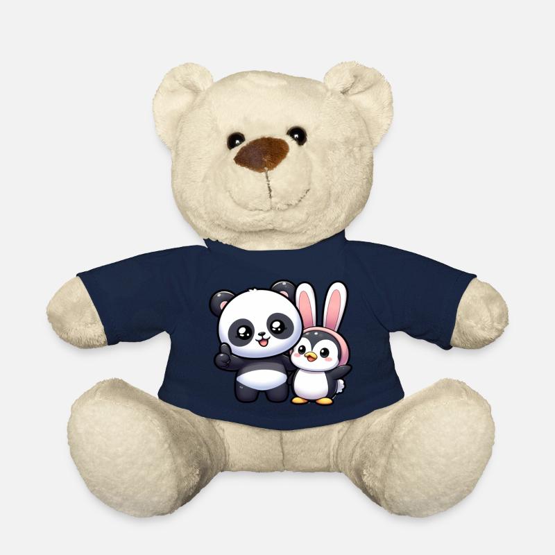 Panda und Pinguin - Teddy - French Navy